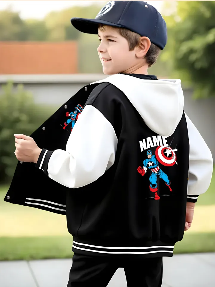 Marvel Captain America Baseball Jacket for Men