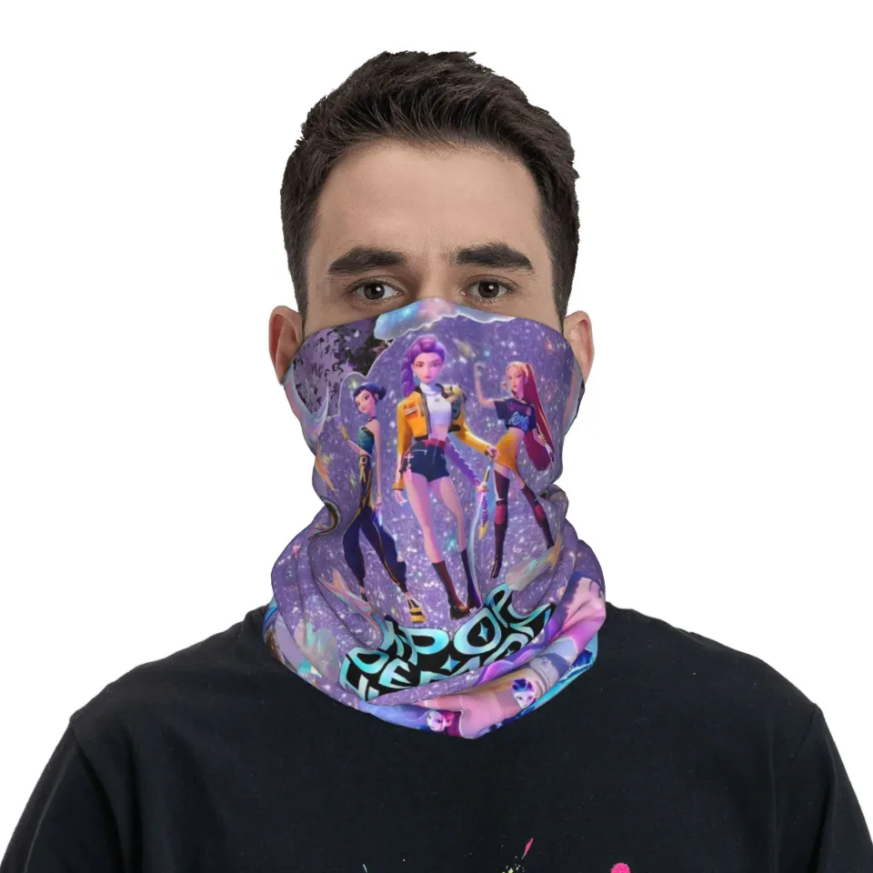 Huntrix Zoey Rumi Mira Face Mask Scarf