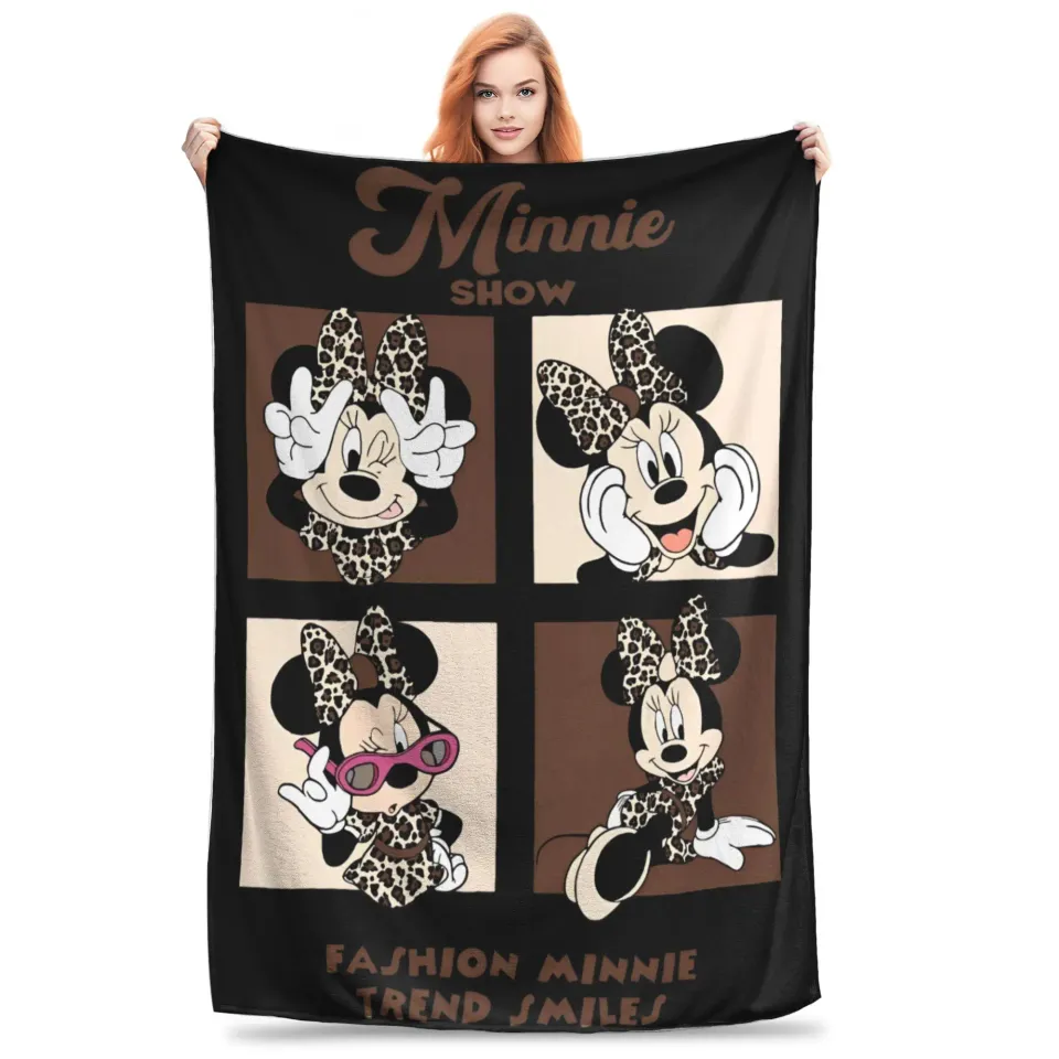 minnie mouse daisy Blanket Multiple Sizes Super Soft and Warm  Throw Blankets for Couch Sofa and Bed