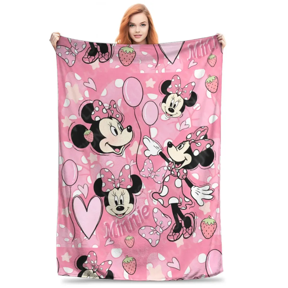 minnie mouse daisy Blanket Multiple Sizes Super Soft and Warm  Throw Blankets for Couch Sofa and Bed