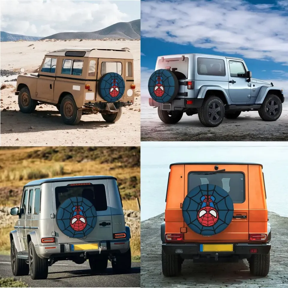 Spider Man Waterproof Spare Tire Cover