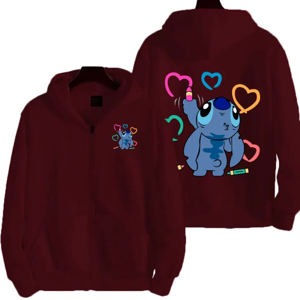 Lilo & Stitch Men Cartoon Hoodie