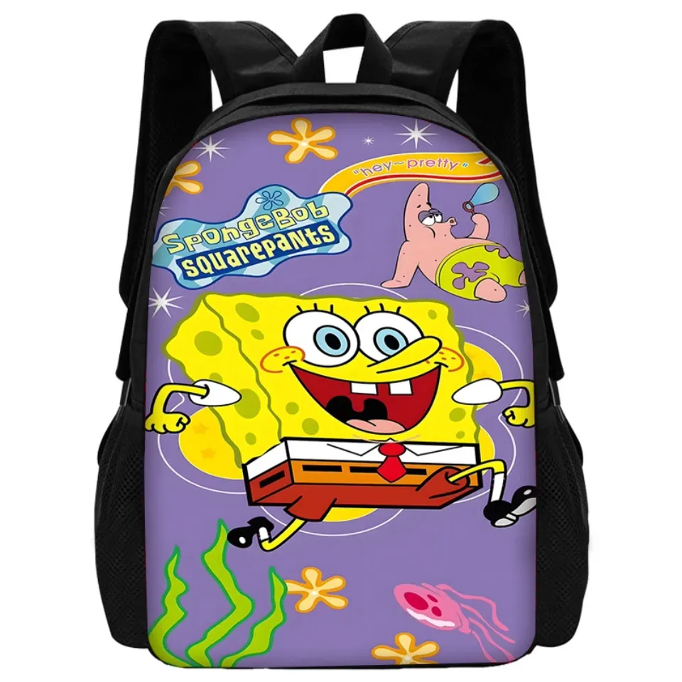 Child School Anime SpongeBob Kawaii Backpack