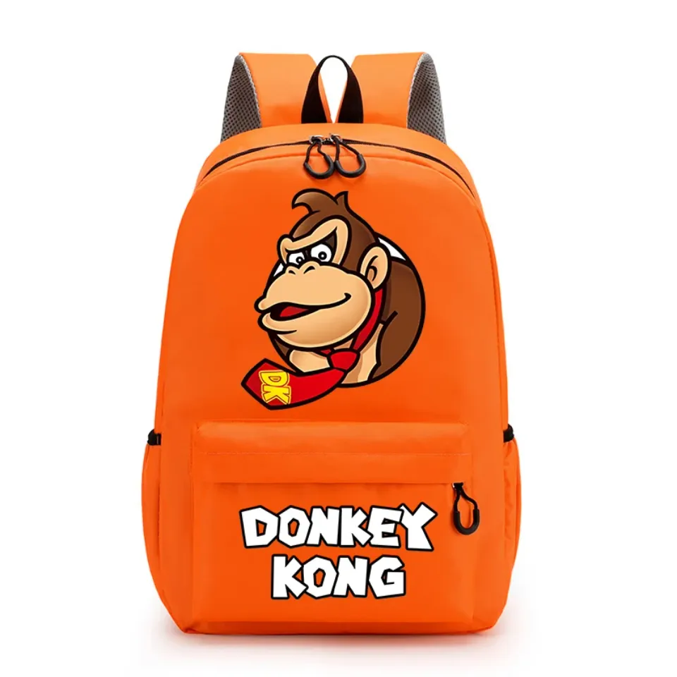 Super Mario Bros Kids Backpack Cartoon Cute Anime Knapsack Book Bag