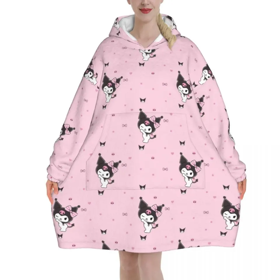 Melody And Kuromi Blanket Hoodie