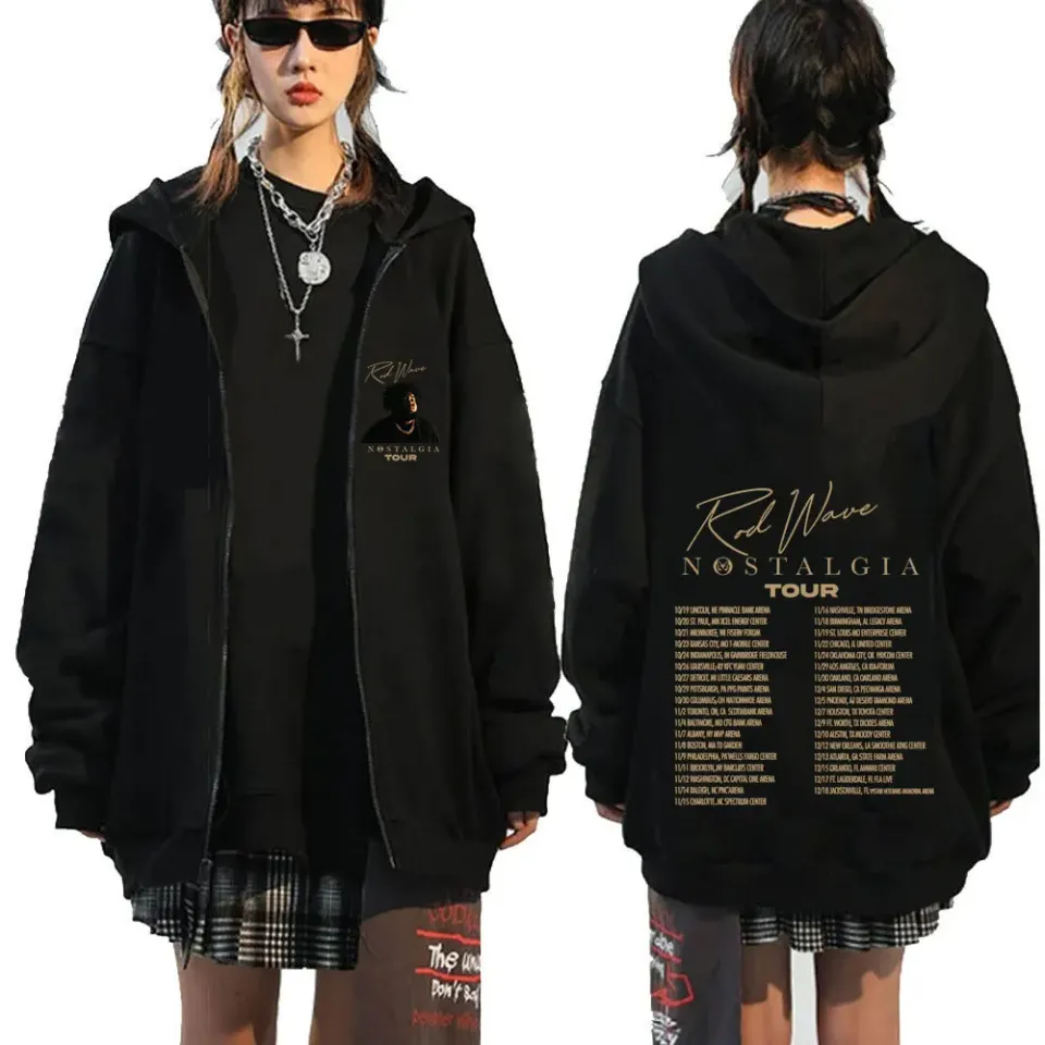 Rod Wave Nostalgia Tour Zipper Hoodies