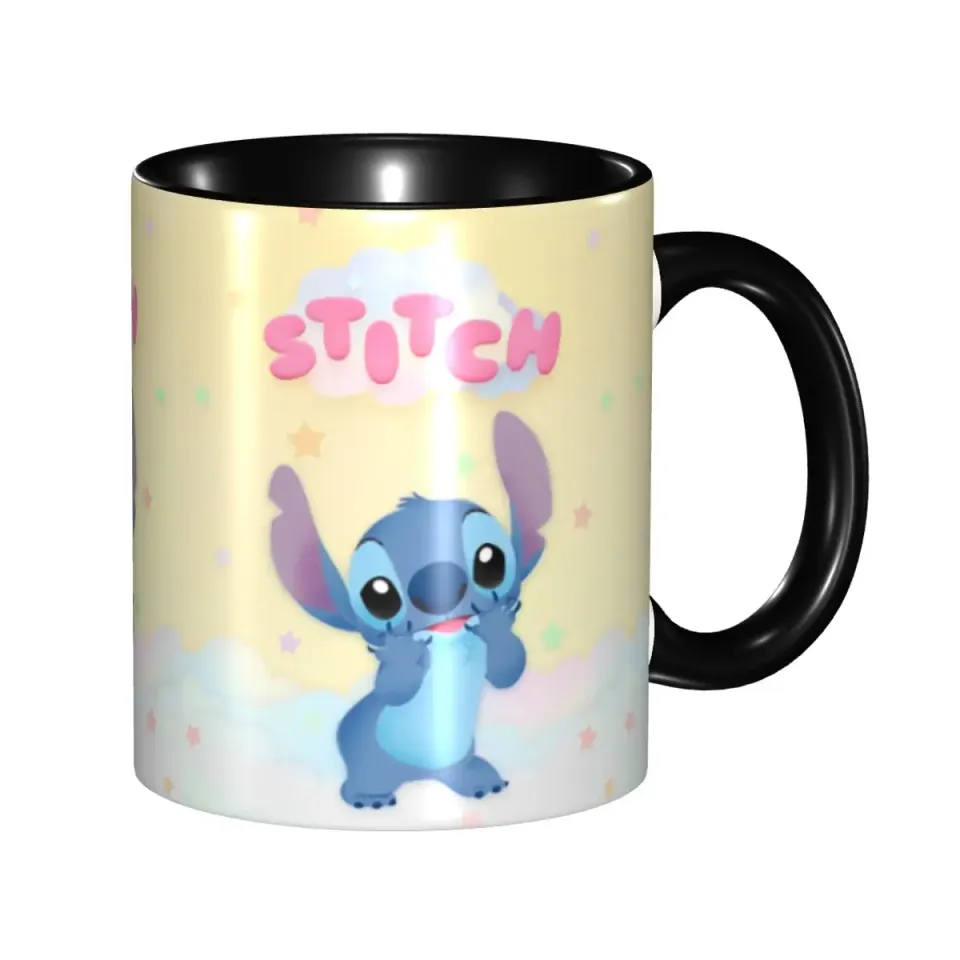 New Arrival Stitch And Baby Groot Tree Lights Merch Mugs Cute Tea Cup