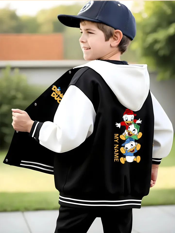 Disney Donald Duck Trio Baseball Jacket