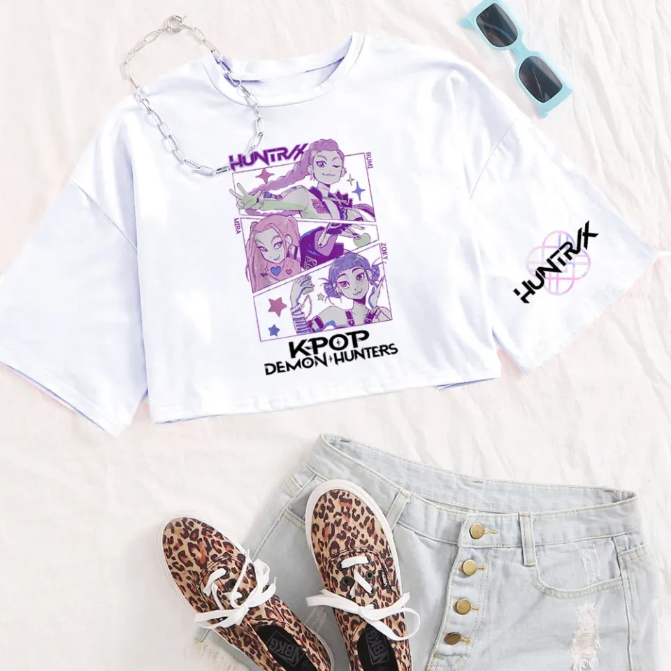 Anime K-Pop Demon Hunters Women's Crop Top