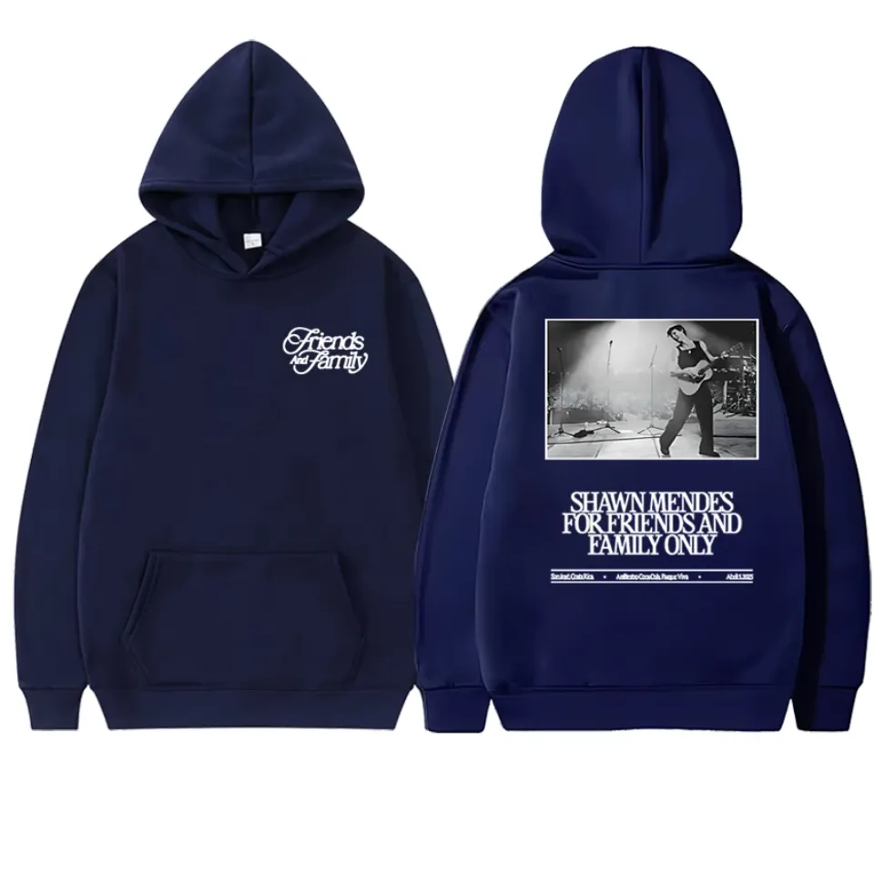 Shawn Mendes Tour 2025 Merch Double Sided Graphics Hoodies