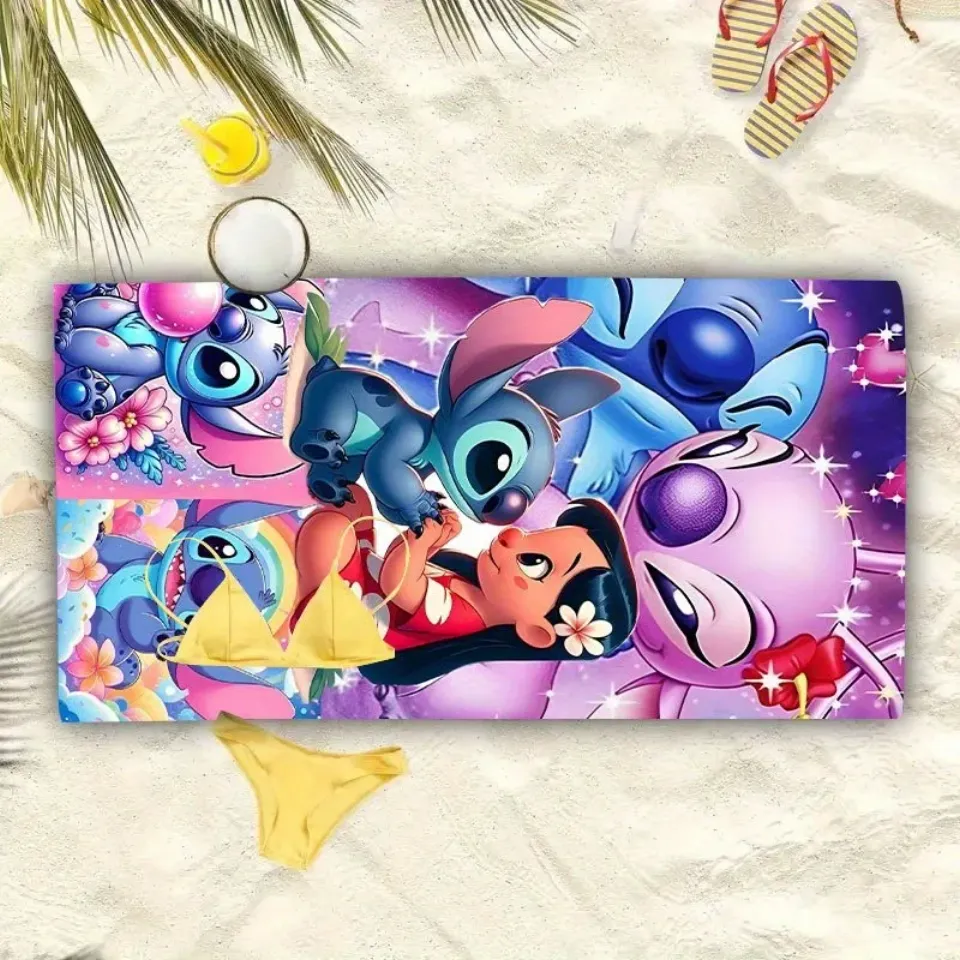 Lilo & Stitch Beach Towel: Colorful and Fun for Summer!