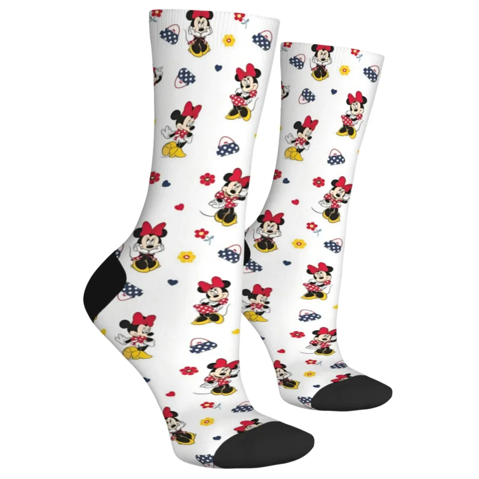 Minnie Mouse Print Socks