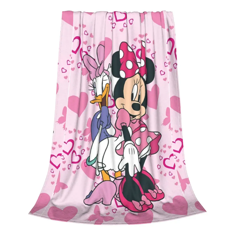minnie mouse daisy Blanket Multiple Sizes Super Soft and Warm  Throw Blankets for Couch Sofa and Bed