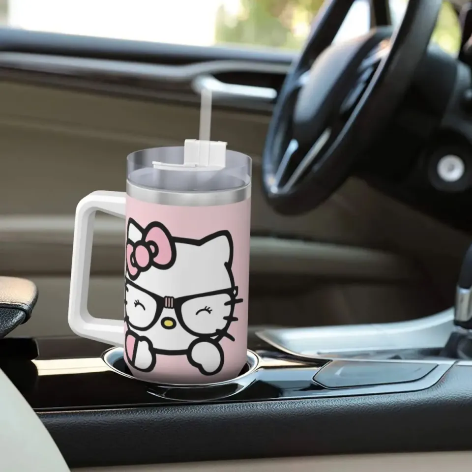 Hello Kitty Tumblers 40 oz With Handle | Christmas Gift