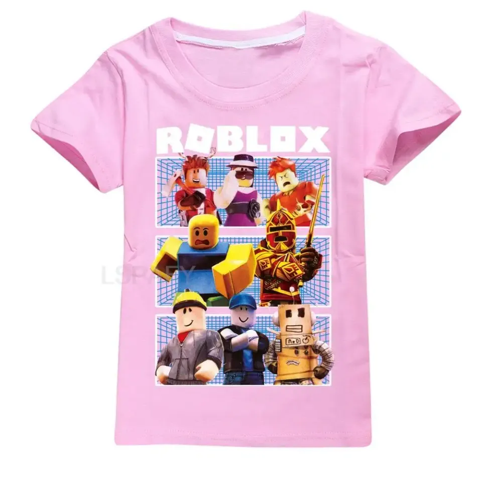 Summer ROBLOX Print Cartoon T Shirt