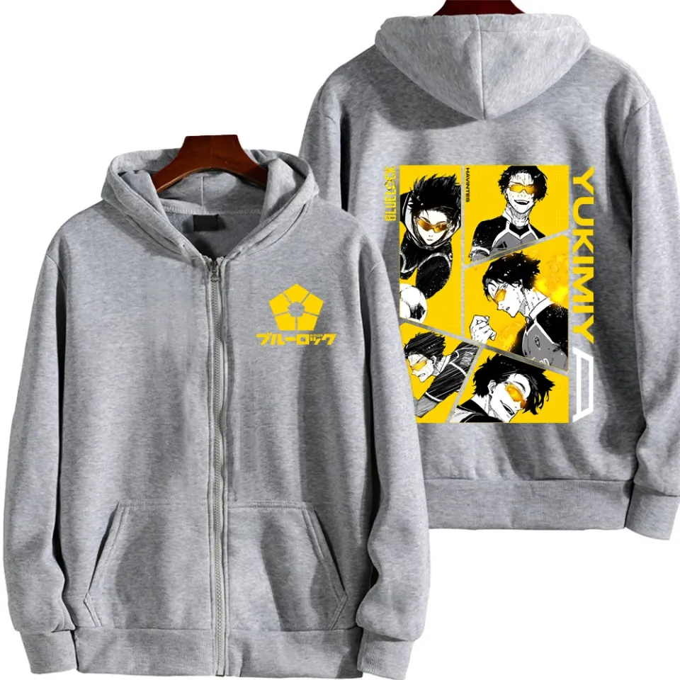 Blue Lock Yukimiya Kenyu Men Zipper Hoodie