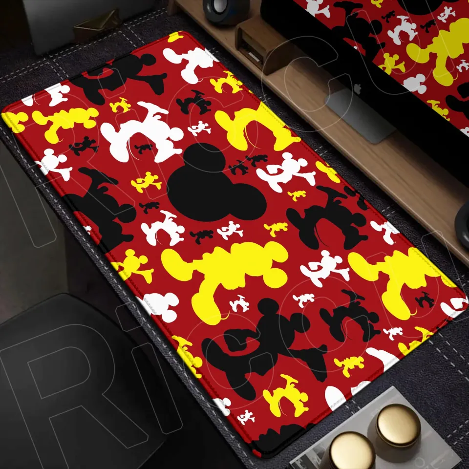 Large Mouse Pad Disney Mickey Mouse Cartoon Keyboard Mousepad Xxl Computer Gaming Rubber Non-slip Office Desk Mat PC Accessories