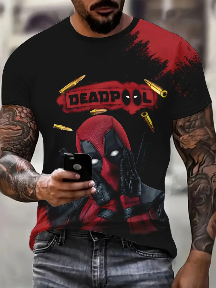Marvel Licensed Deadpool Graphic T-Shirt Deadpool T shirt