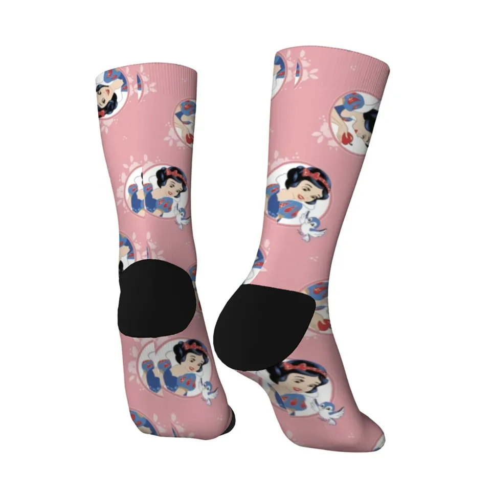 Unisex Snow White Print Socks