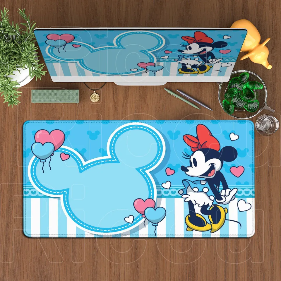 Large Mouse Pad Disney Mickey Mouse Cartoon Keyboard Mousepad Xxl Computer Gaming Rubber Non-slip Office Desk Mat PC Accessories