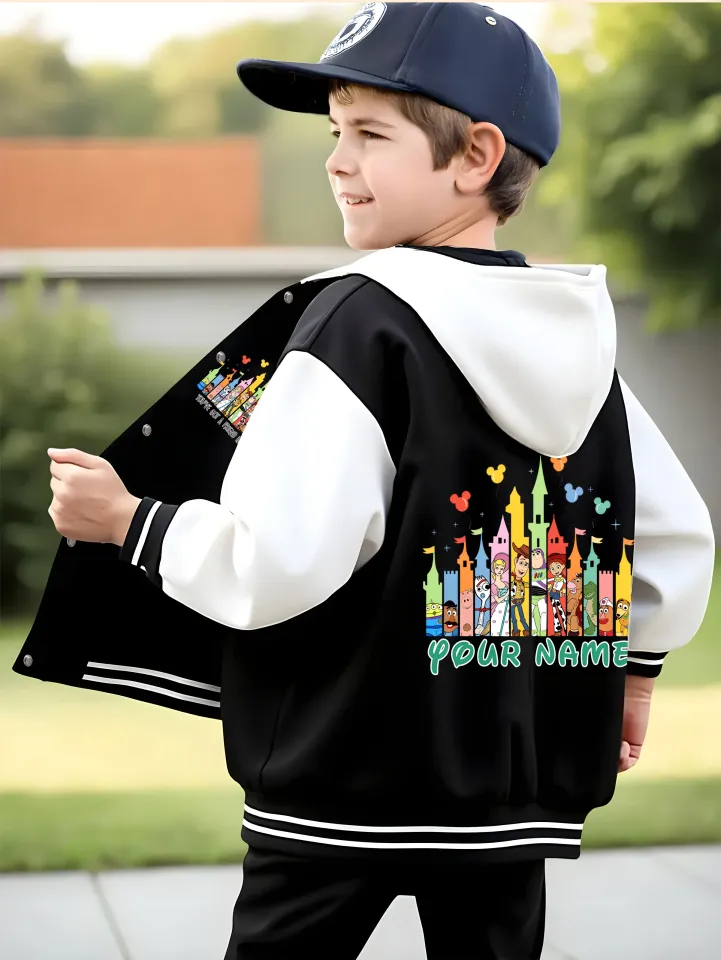 Disney Toy Story Castle Character Baseball Jacket