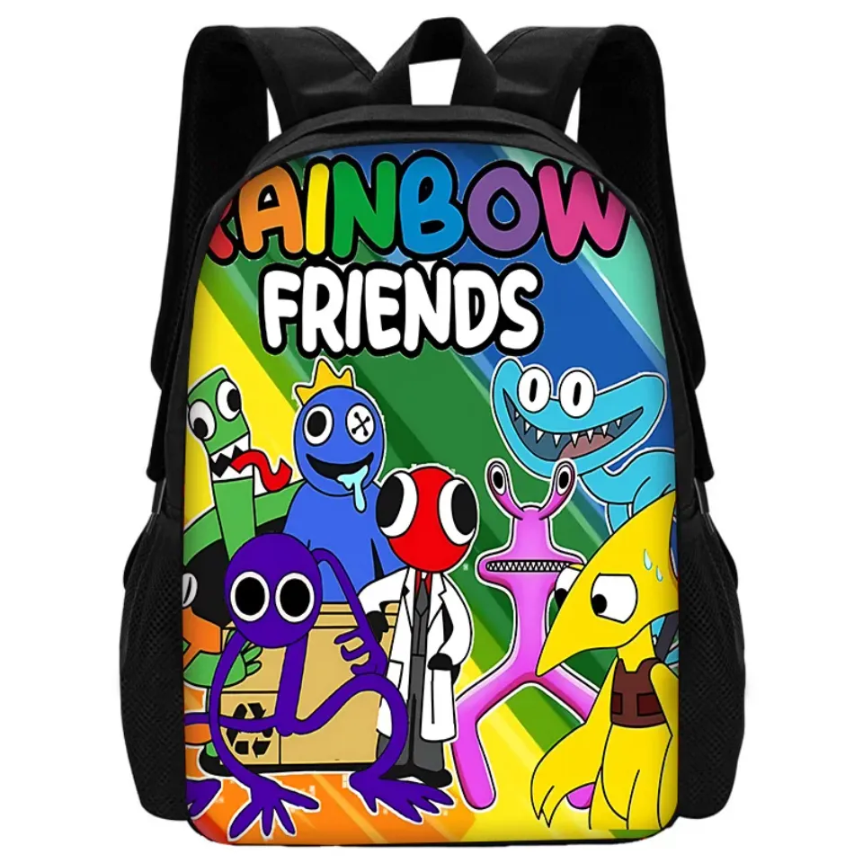 Child School Cartoon Game Rainbow Friends Backpack