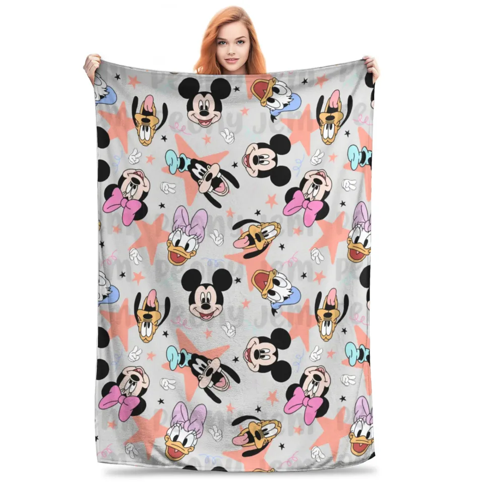 minnie mouse daisy Blanket Multiple Sizes Super Soft and Warm  Throw Blankets for Couch Sofa and Bed
