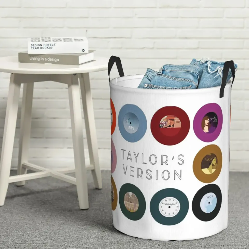 Taylors Version Eras Tour Albums Folding Laundry Baskets