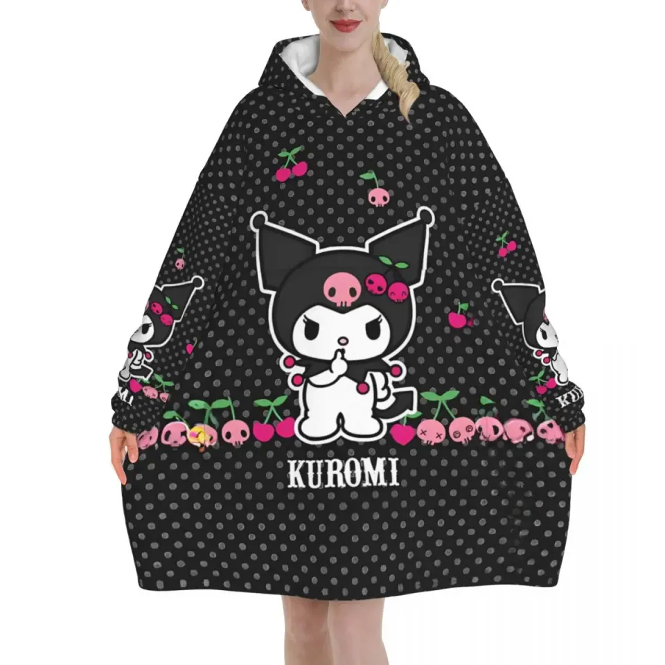 Melody And Kuromi Blanket Hoodie
