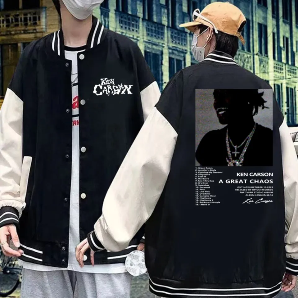 Ken Carson Chaos World Tour 2024 Baseball Jacket