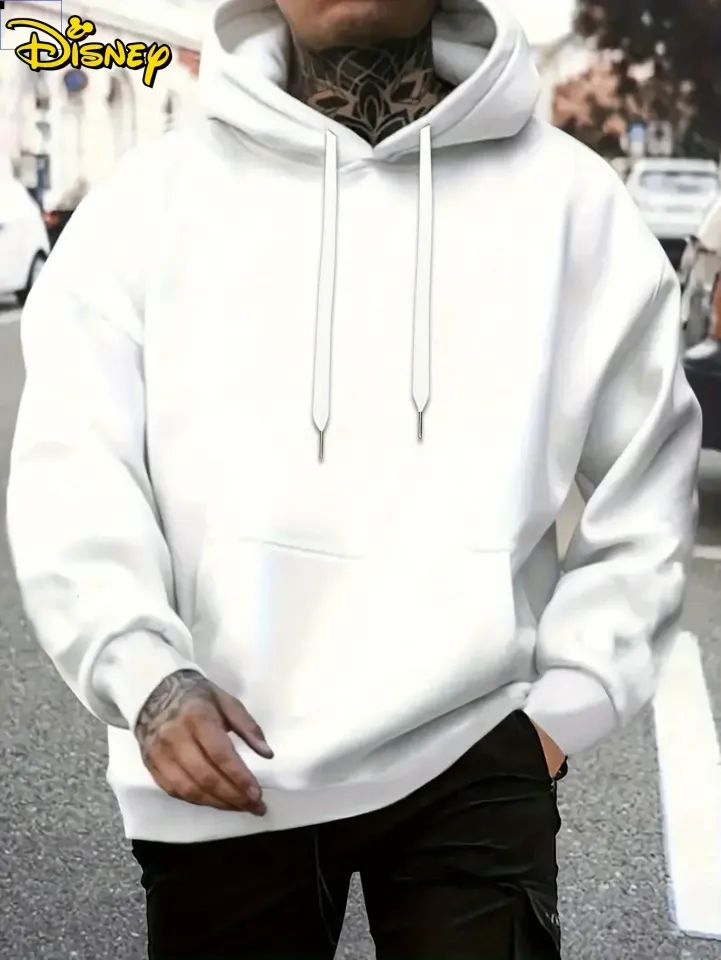 Men's Disney Stitch Cool Graphic Hoodie Comfortable Warm Pullover Disney Outdoor Sports Top