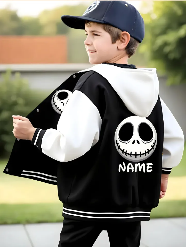 Disney's The Nightmare Before Christmas Skeleton Baseball Jacket