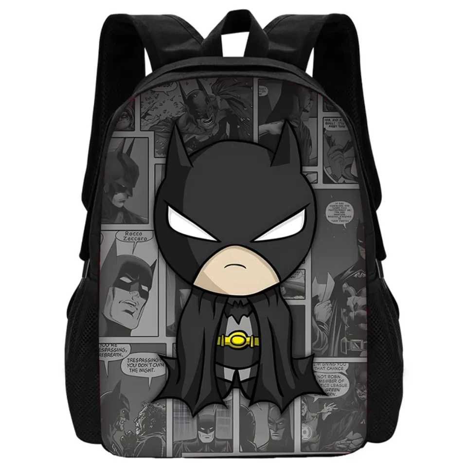 Child School Superhero Batman Backpack