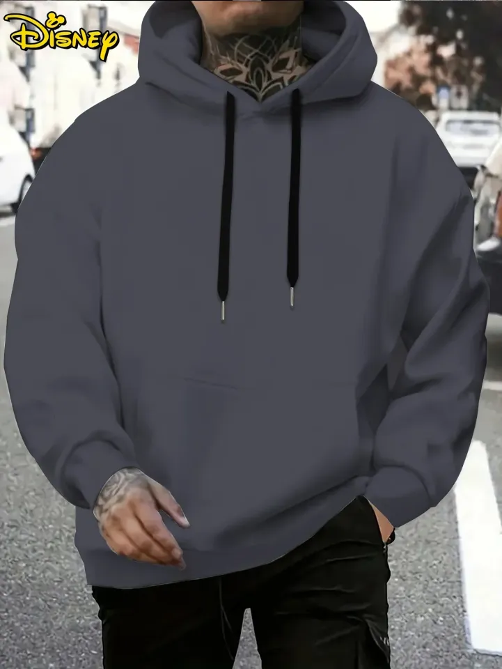 Men's Disney Stitch Cool Graphic Hoodie Comfortable Warm Pullover Disney Outdoor Sports Top