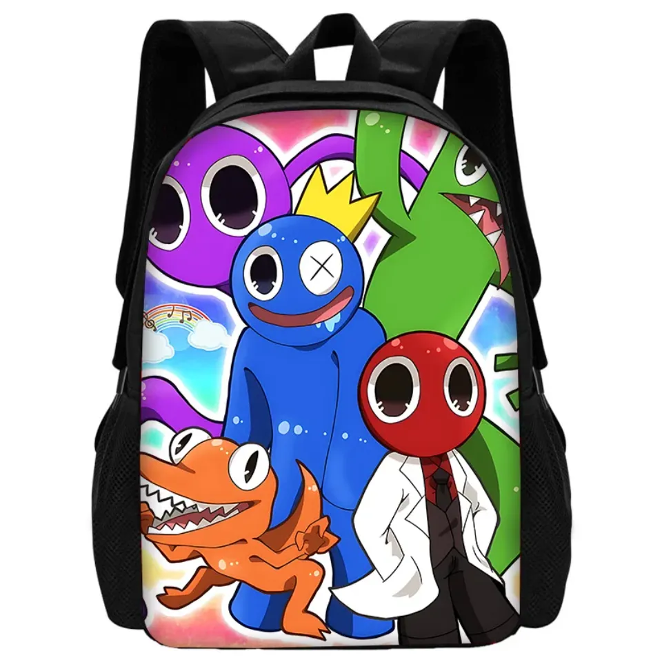 Child School Cartoon Game Rainbow Friends Backpack