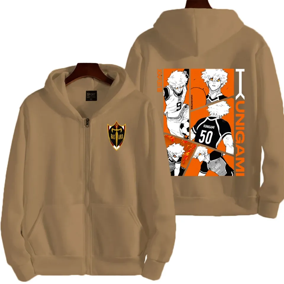 Blue Lock Kunigami Rensuke Men Zipper Hoodie