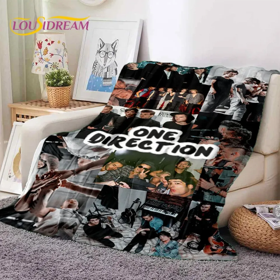 2025 Rock-One Direction Fleece Blanket | Gift For Fan