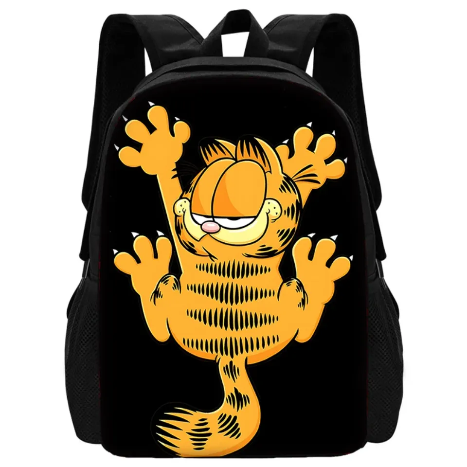 Child School Cartoon Garfield Backpackls