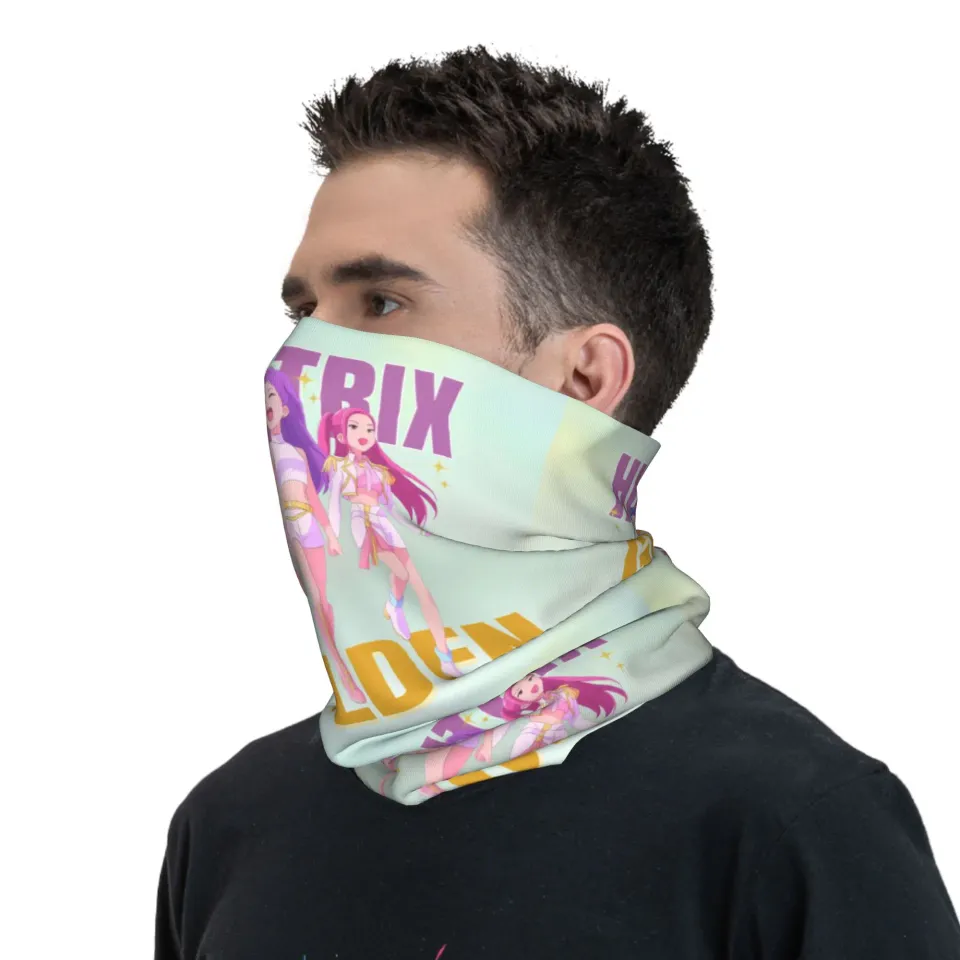 Huntrix Kpop Demons Hunter Face Mask Scarf