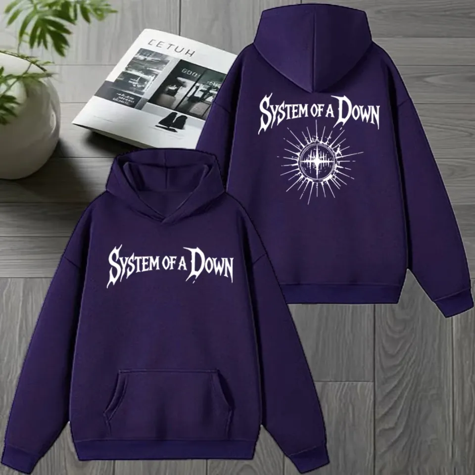 2026 Metal Band SYSTEM OF DOWN Double Sided print Hoodie