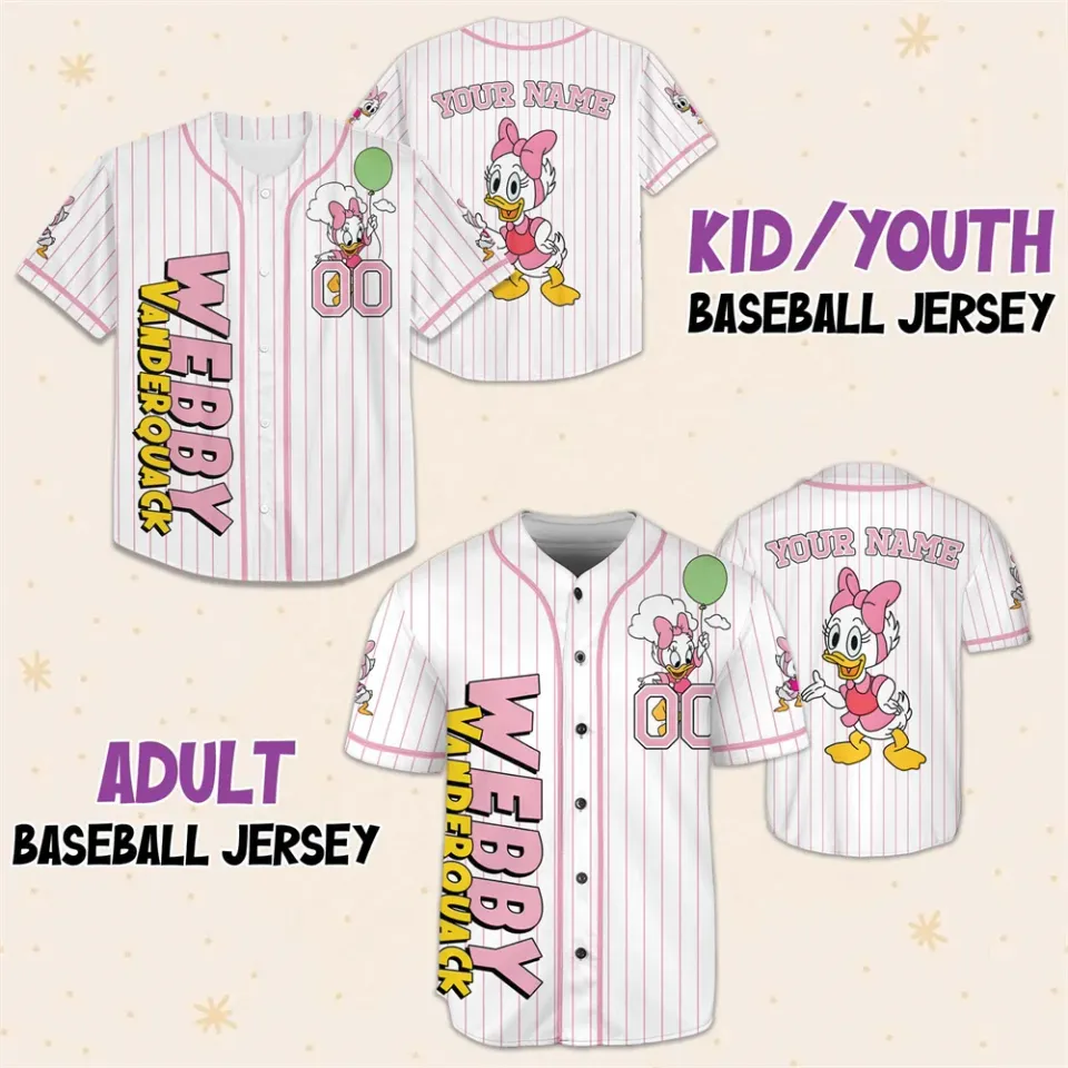 Customized Donald Duck Legendary Series Scrooge McDuck Classic Baseball Jerseys