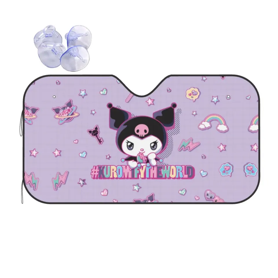 Sanrio Kuromi Car Sun Shades