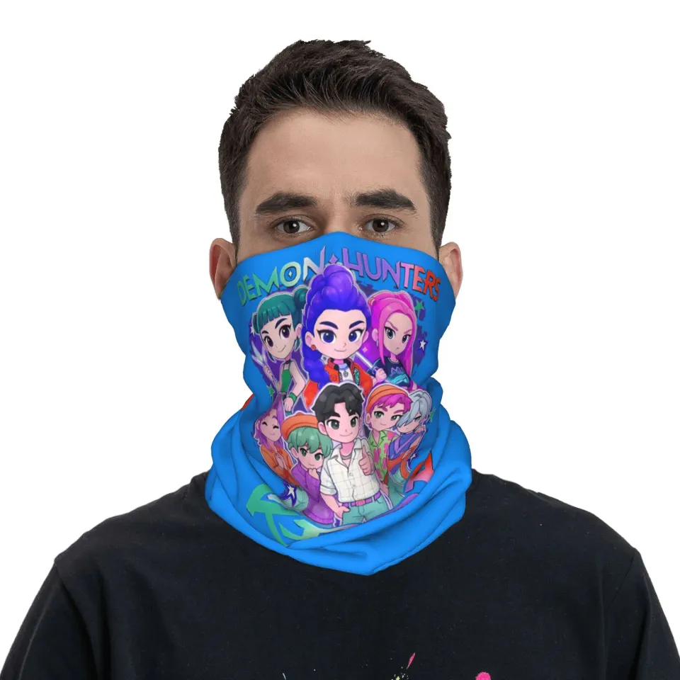 Kpop Demon Hunters Face Mask Scarf