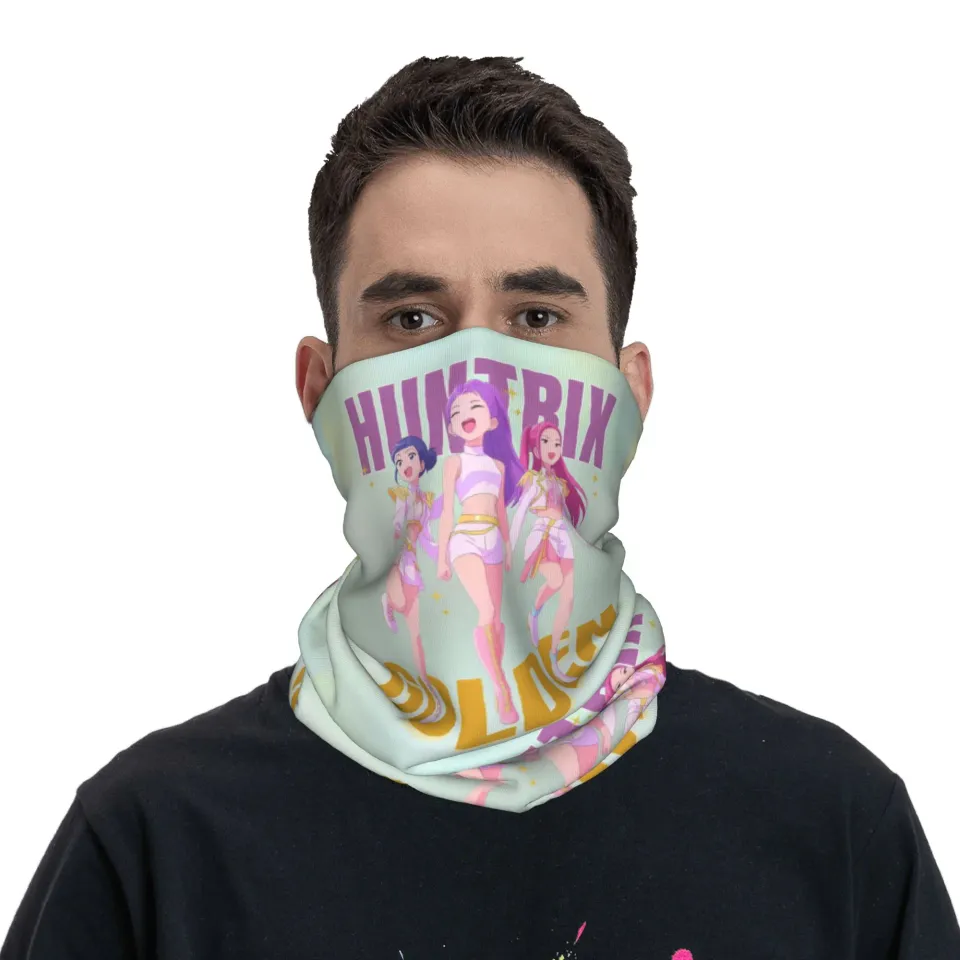 Huntrix Kpop Demons Hunter Face Mask Scarf