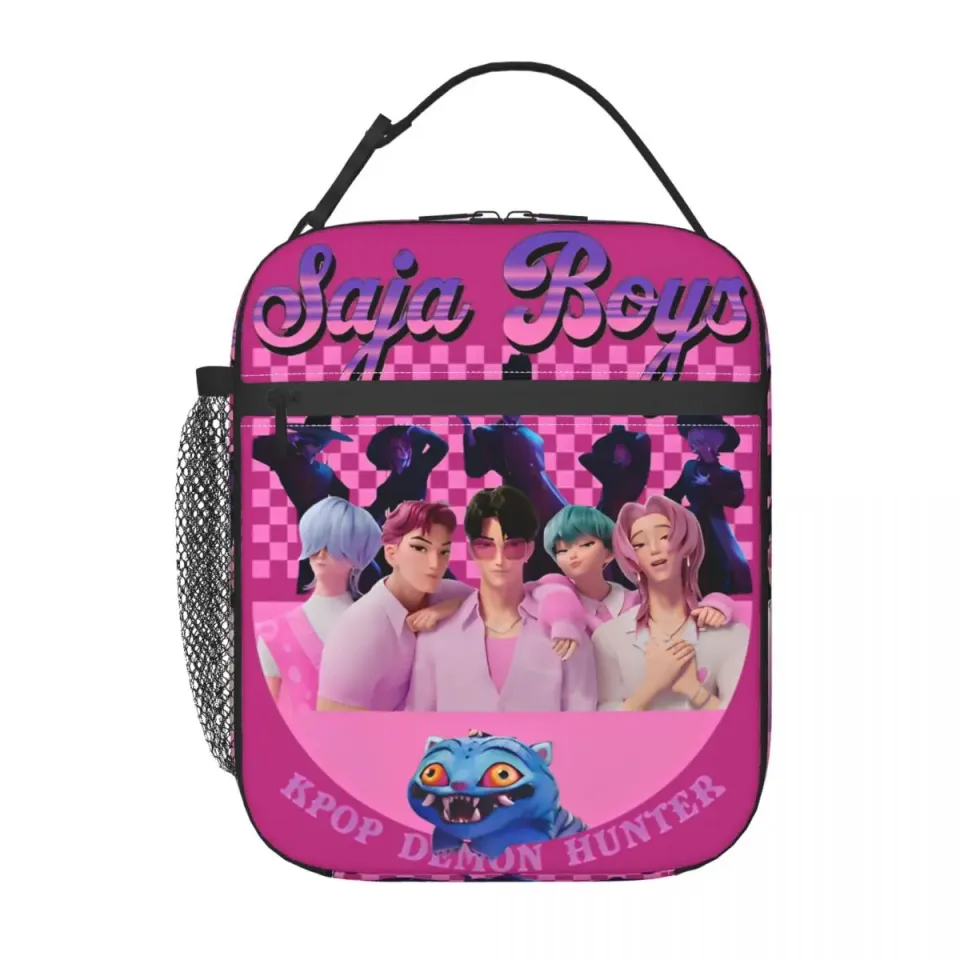 Huntrix & Saja Boys Insulated Lunch Bags