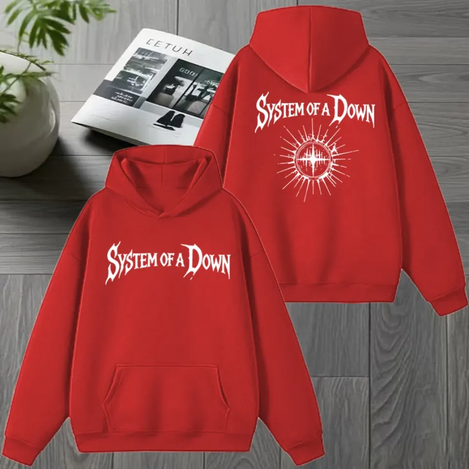 2026 Metal Band SYSTEM OF DOWN Double Sided print Hoodie