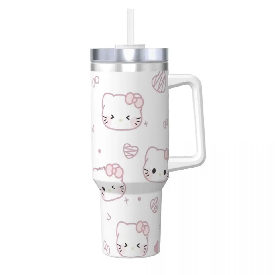 Hello Kitty Tumblers 40 oz With Handle | Christmas Gift