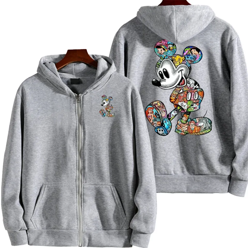 Graffiti Mickey Men Cartoon Hoodie
