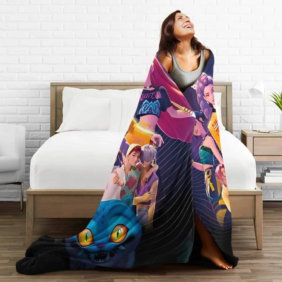 K-Pop Demon Hunters Fleece Blanket