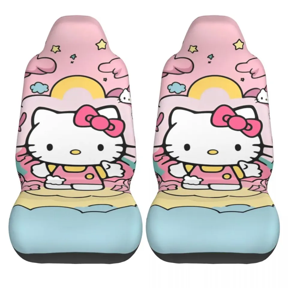 Hello Kitty Cartoon Car Seat Covers